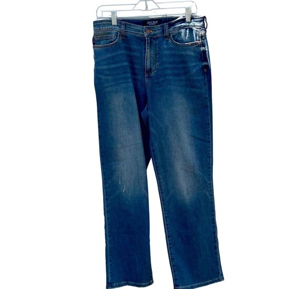Judy Blue Shannon High-Rise Straight Leg Jeans Womens  7/28 Dark Wash Stretch - Picture 1 of 9
